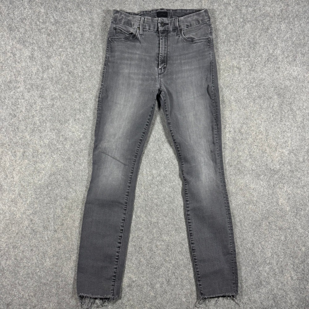 MOTHER Women's Skinny Jeans in Faded Gray